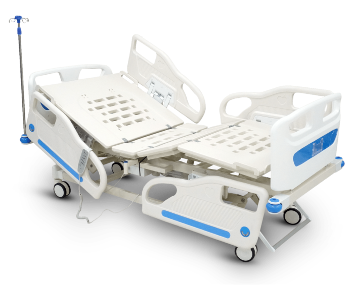 5 function electric icu hospital bed