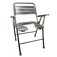 commode chair folding with plastic pot